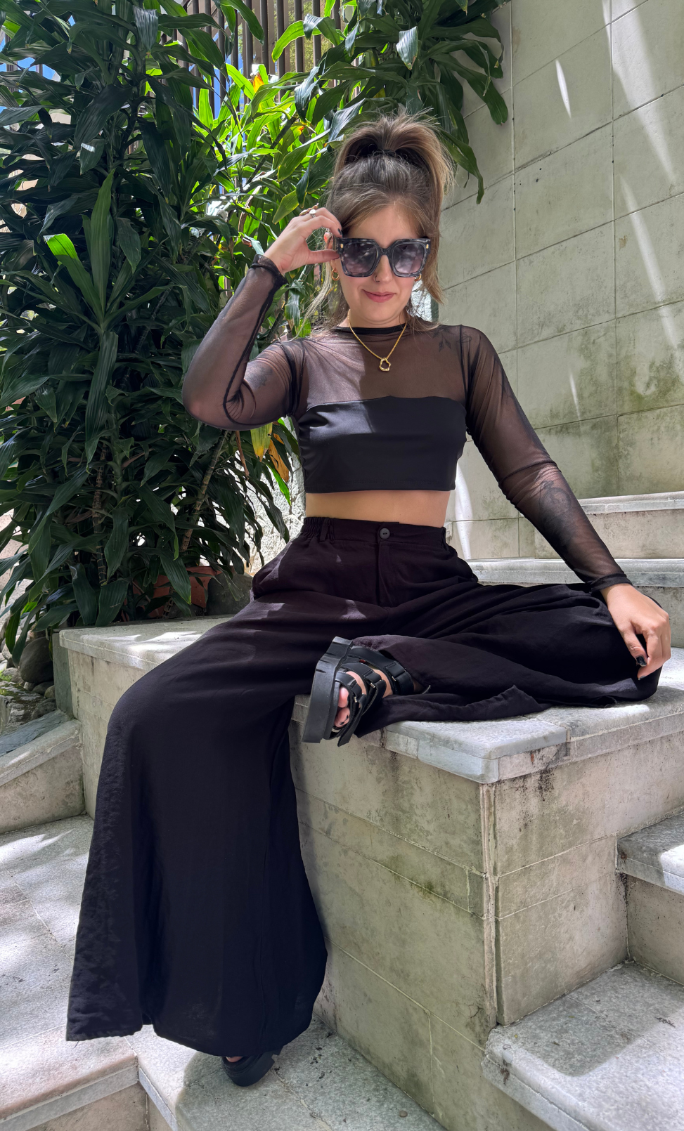 Pantalón Aloe Negro