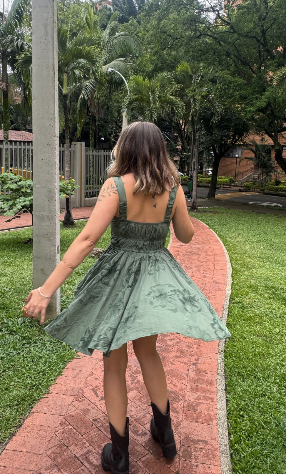 Vestido Penélope verde