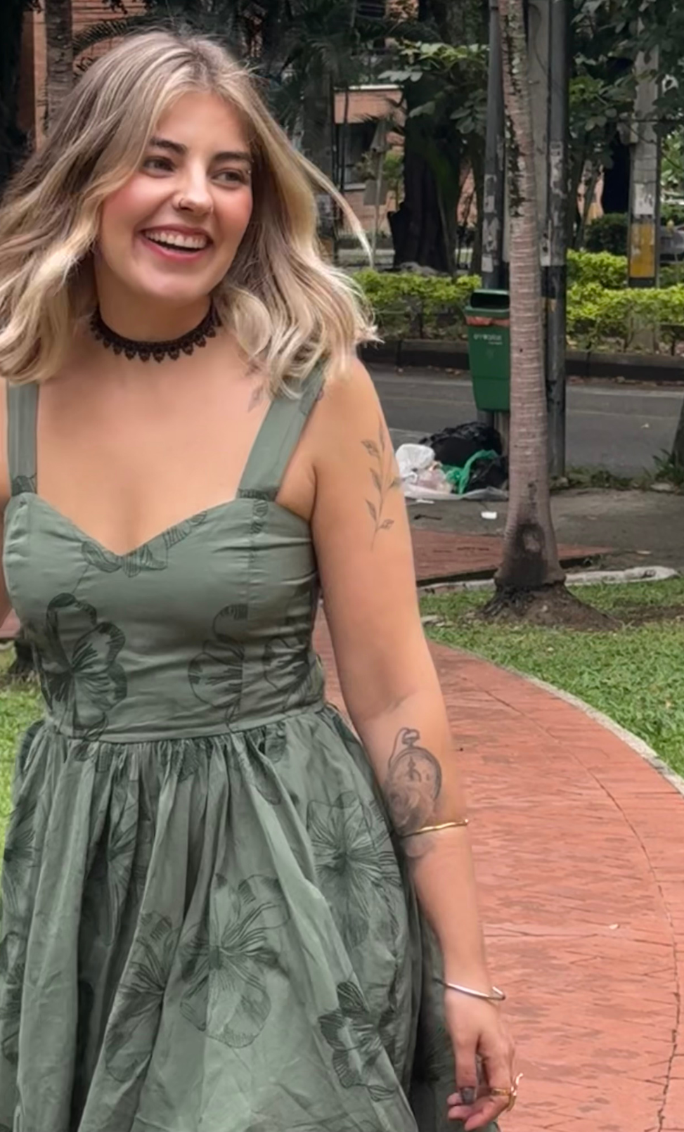 Vestido Penélope verde