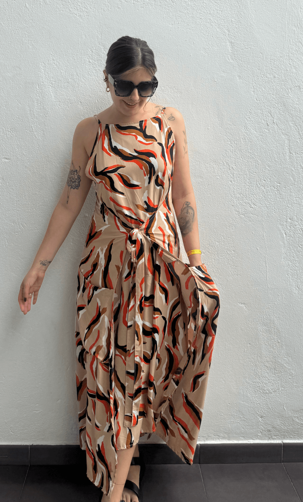 Vestido Lyra naranja