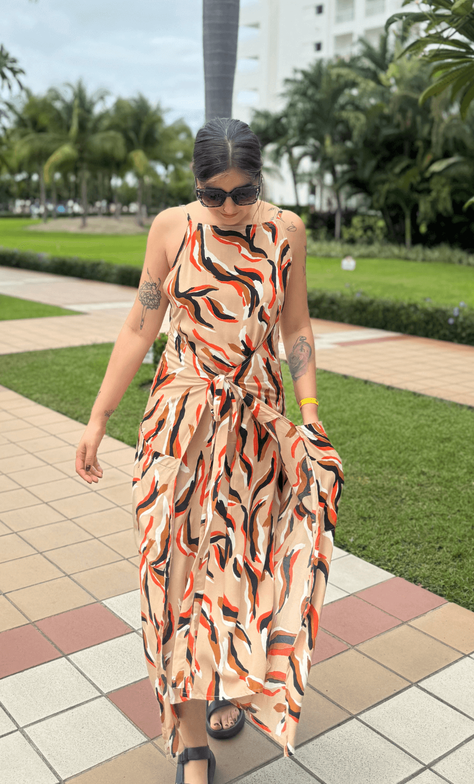 Vestido Lyra naranja