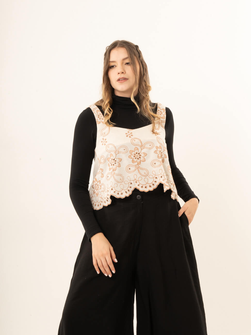 Blusa Mar beige