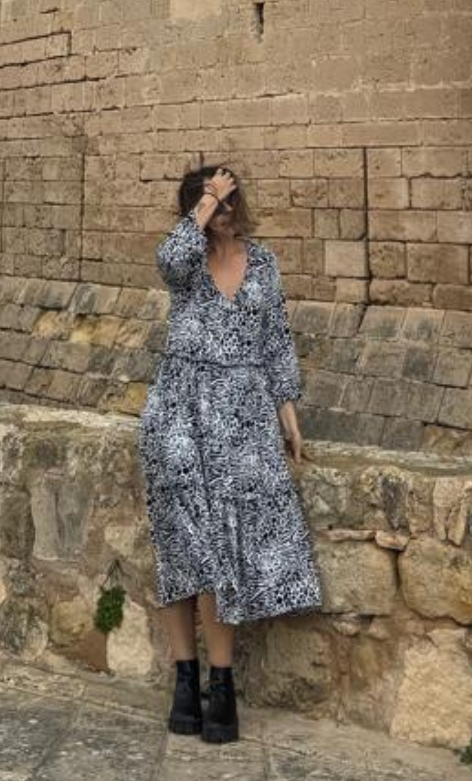 Vestido Vega print