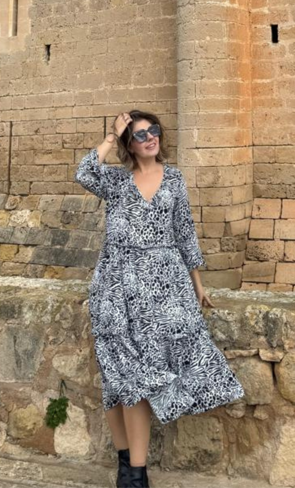 Vestido Vega print