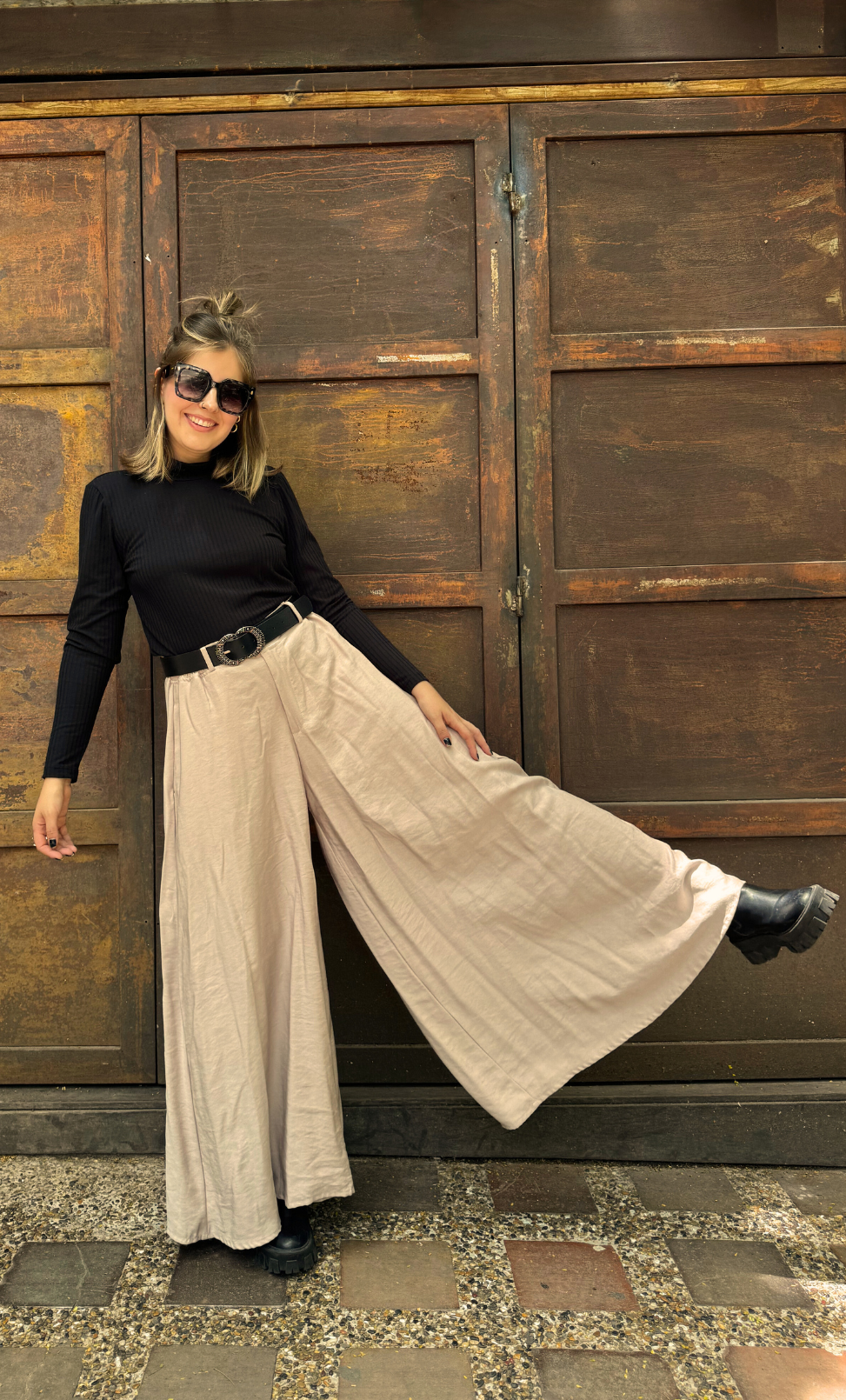 Pantalón Aloe Caqui claro