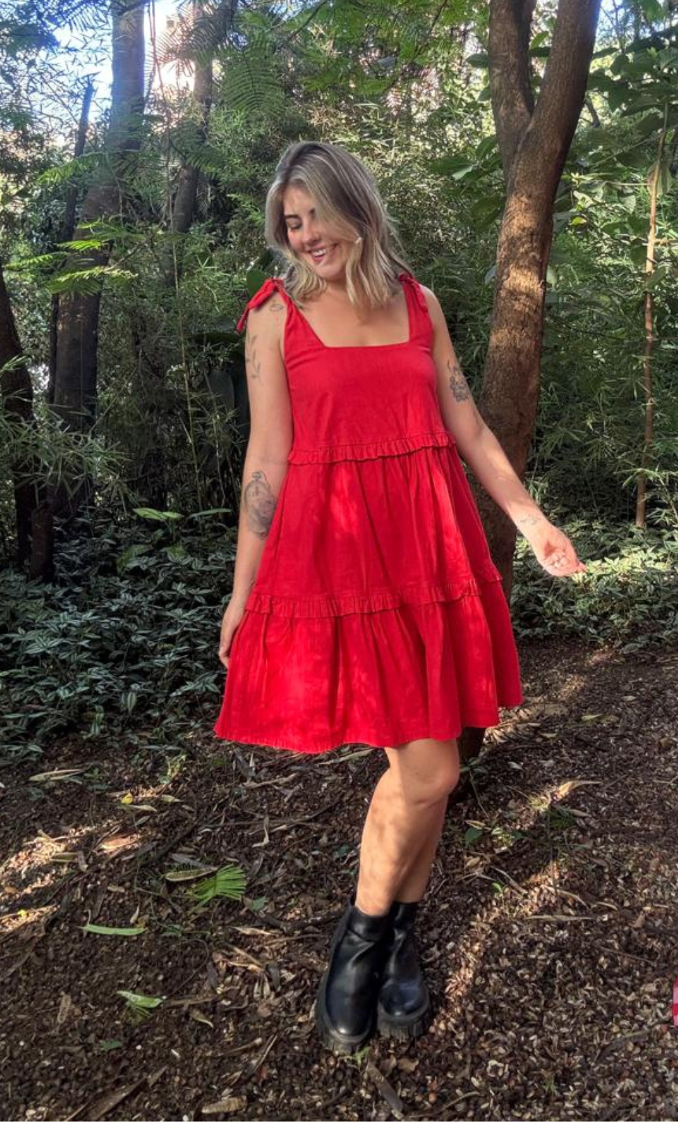 Vestido Selene rojo