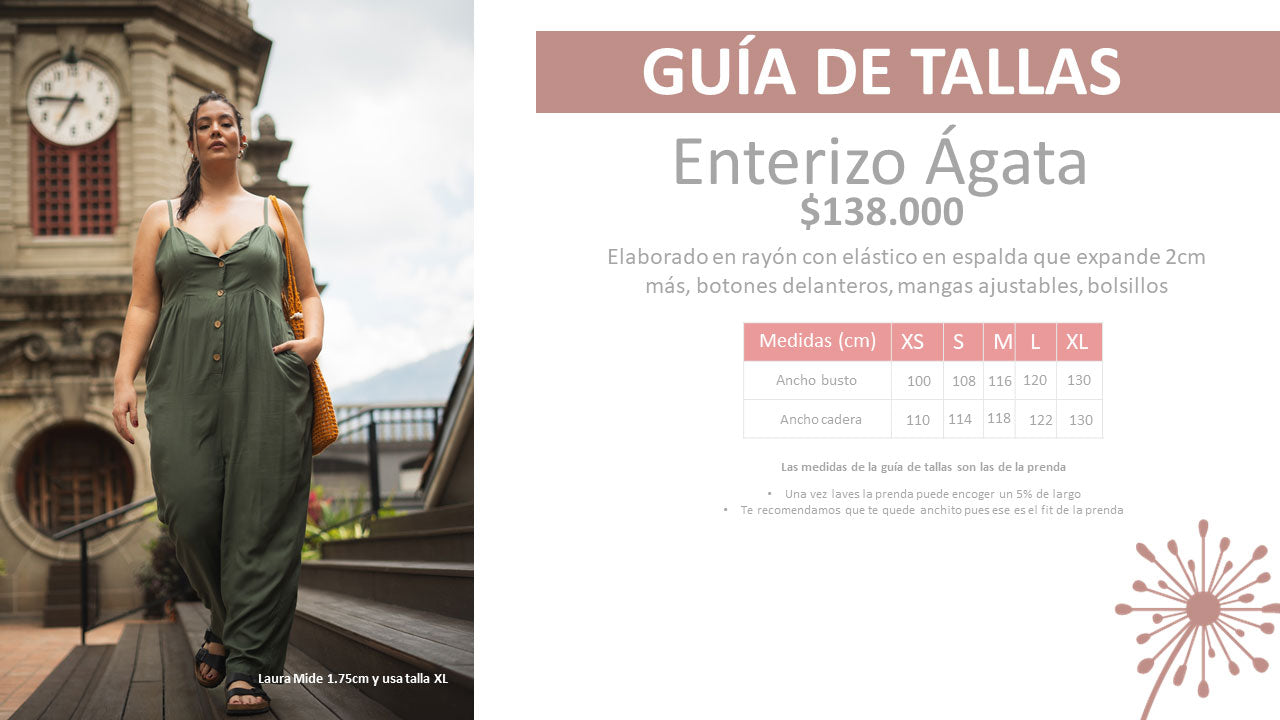 Enterizo Ágata negro