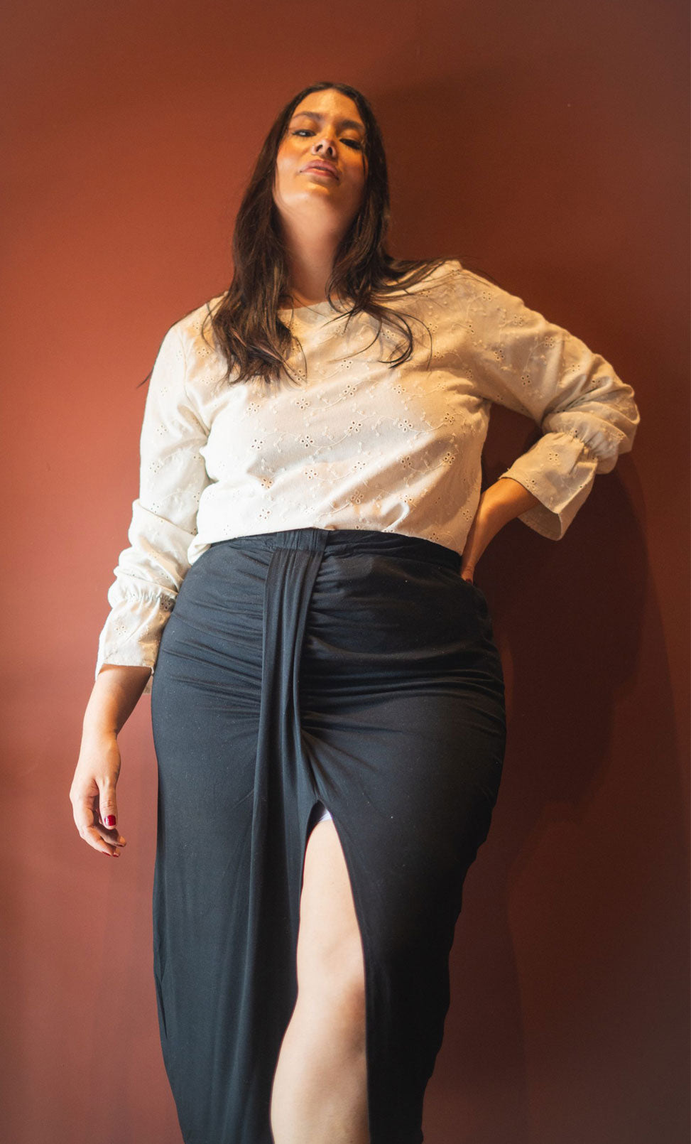 Falda Amelí negra