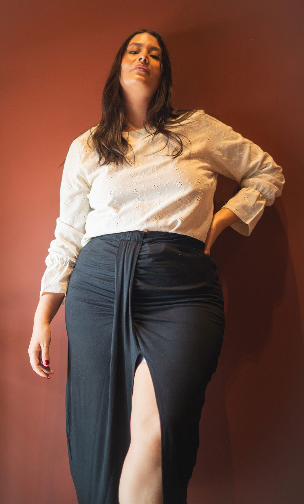 Falda Amelí negra