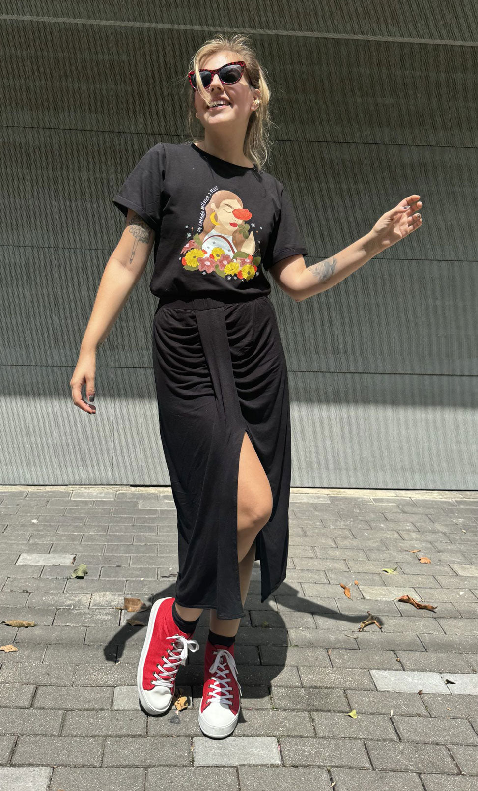 Falda Amelí negra