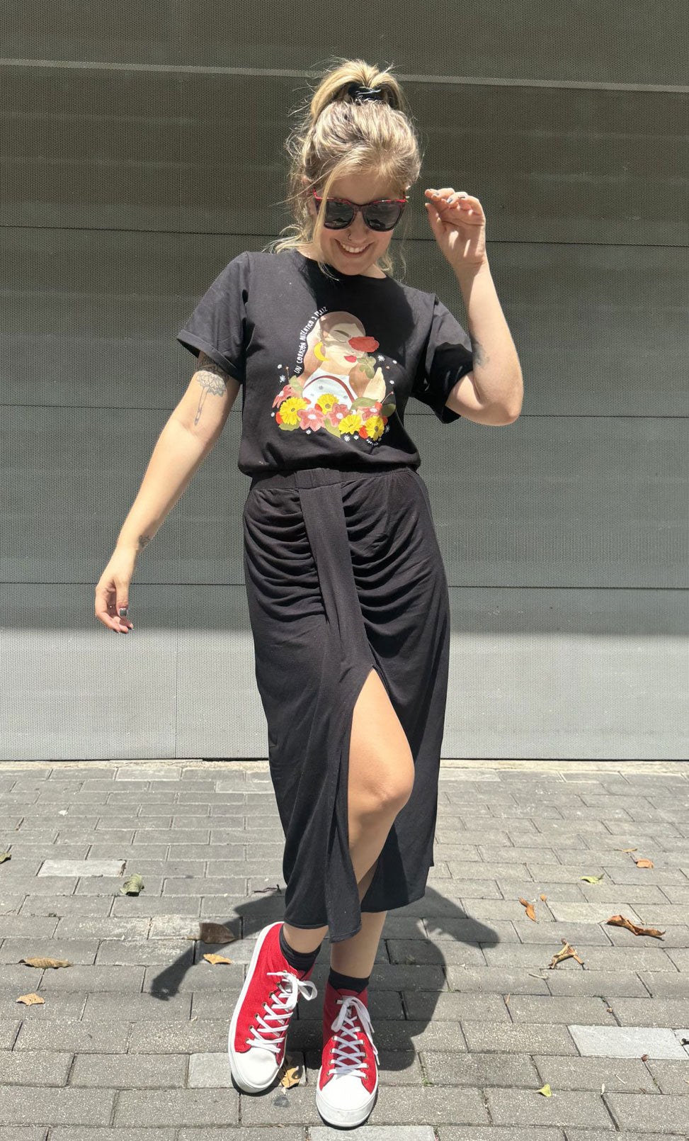 Falda Amelí negra