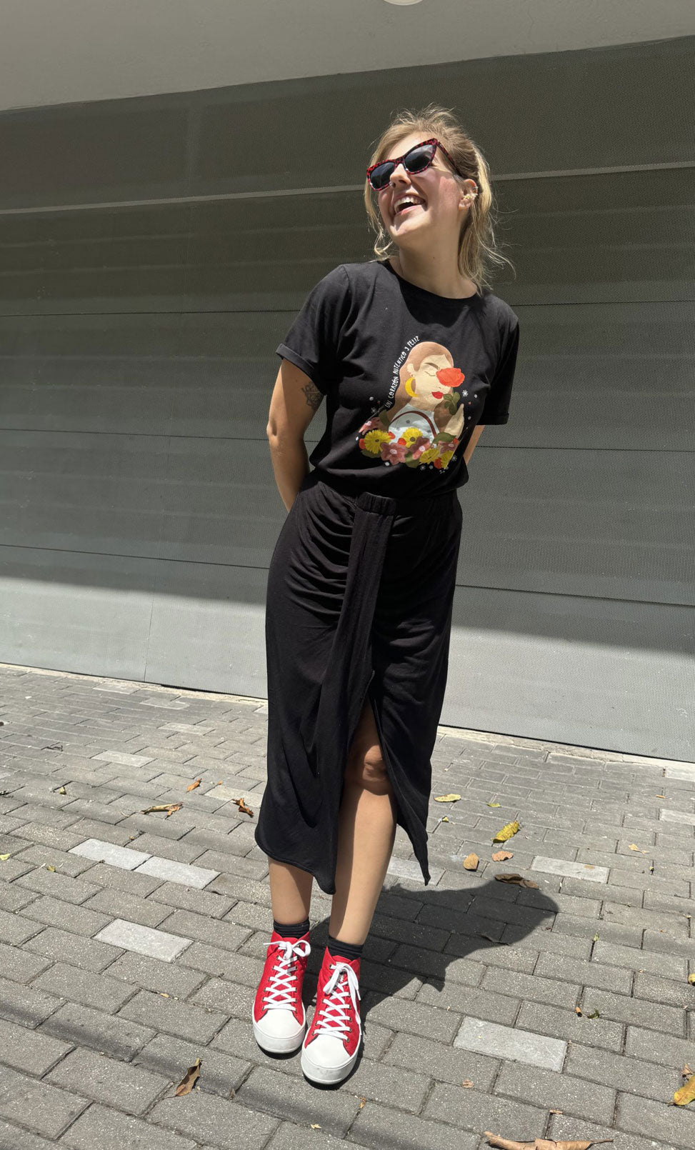 Falda Amelí negra