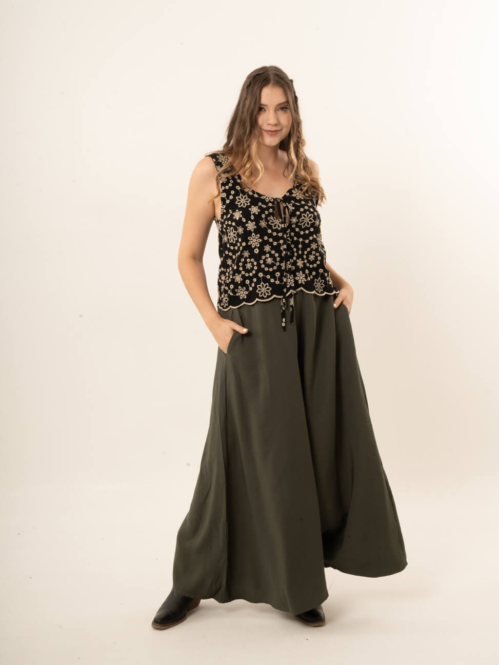Pantalón Aloe verde