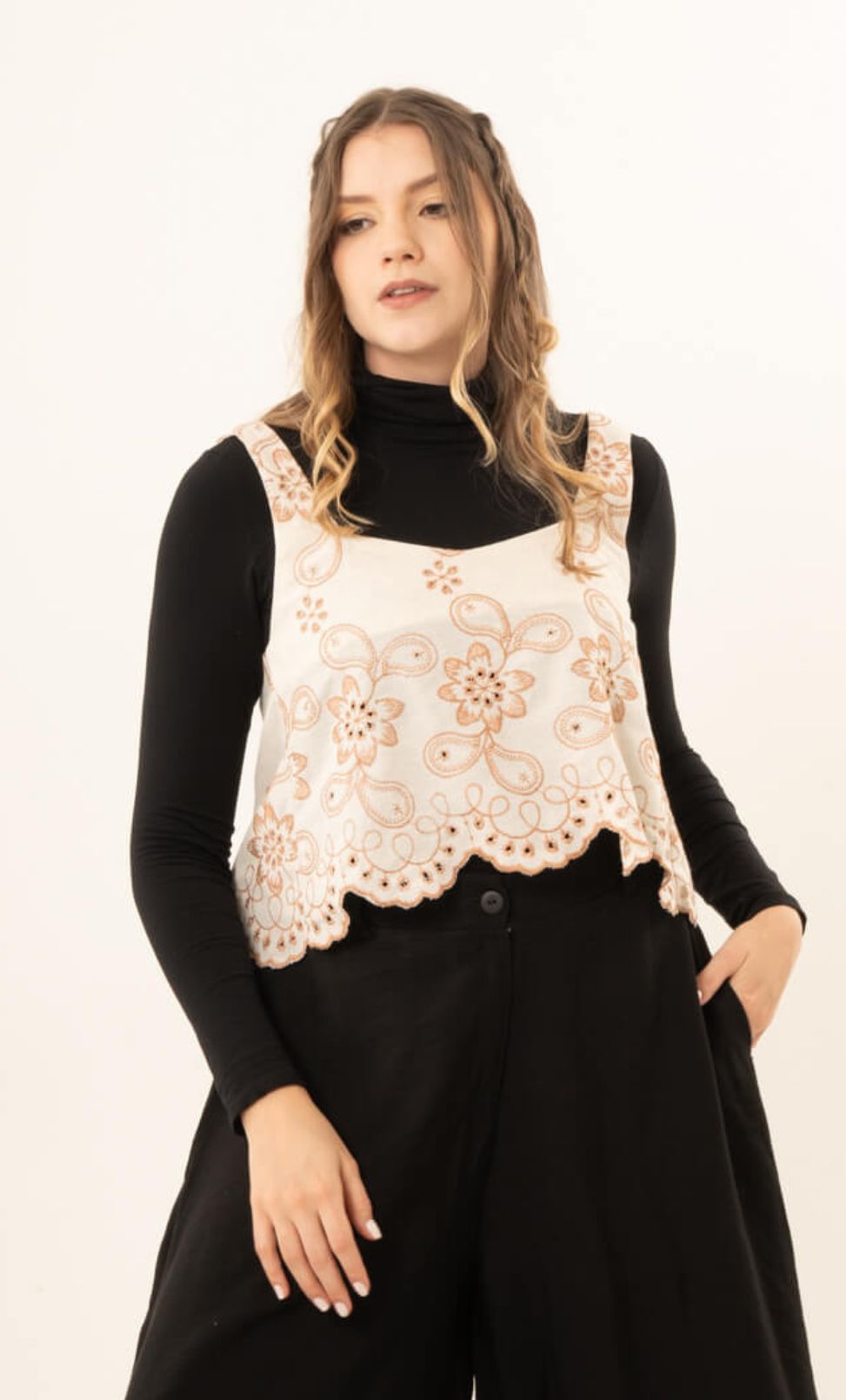 Blusa Mar beige