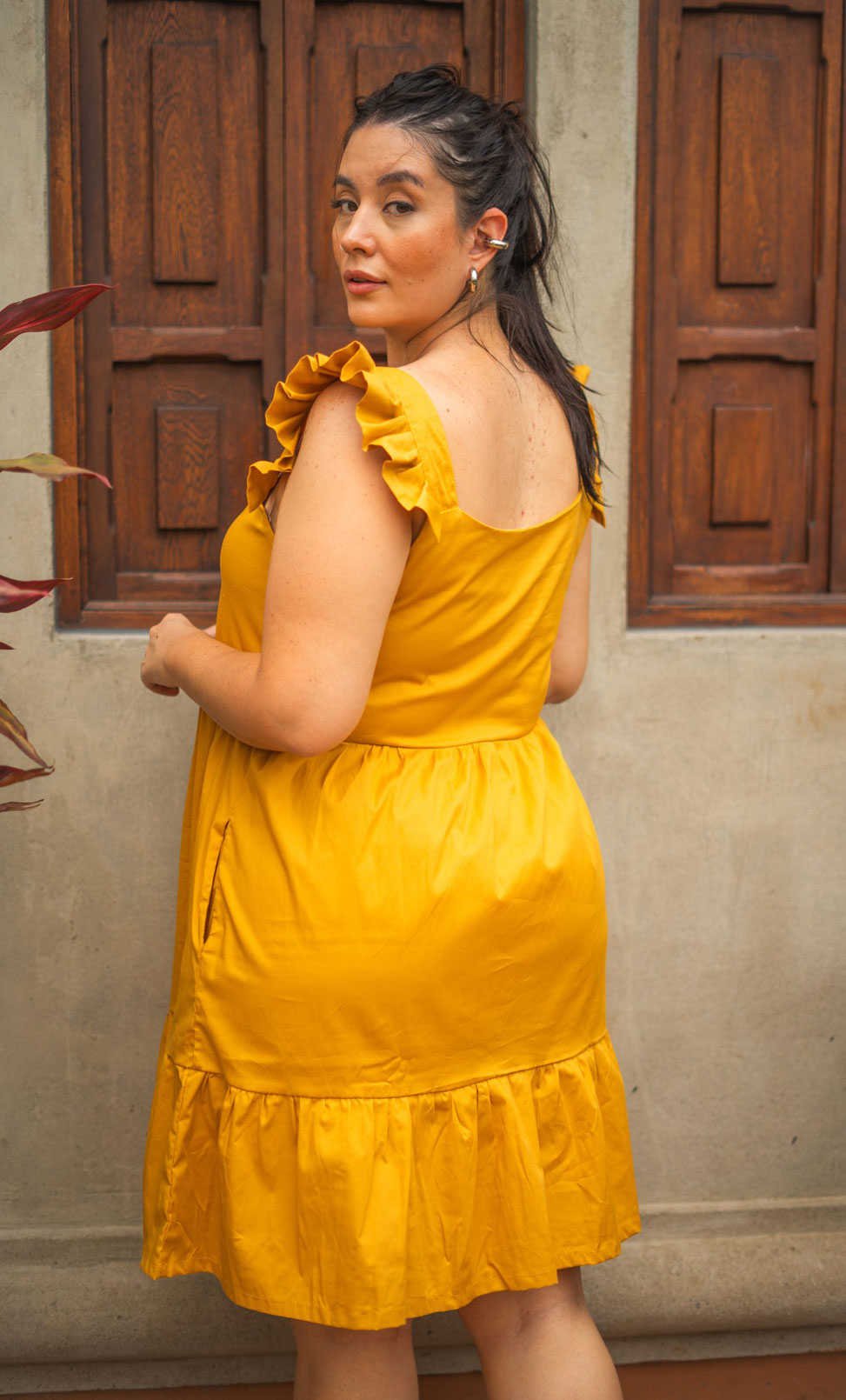Vestido Patti Mostaza