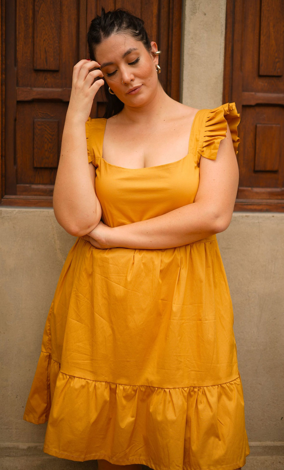 Vestido Patti Mostaza