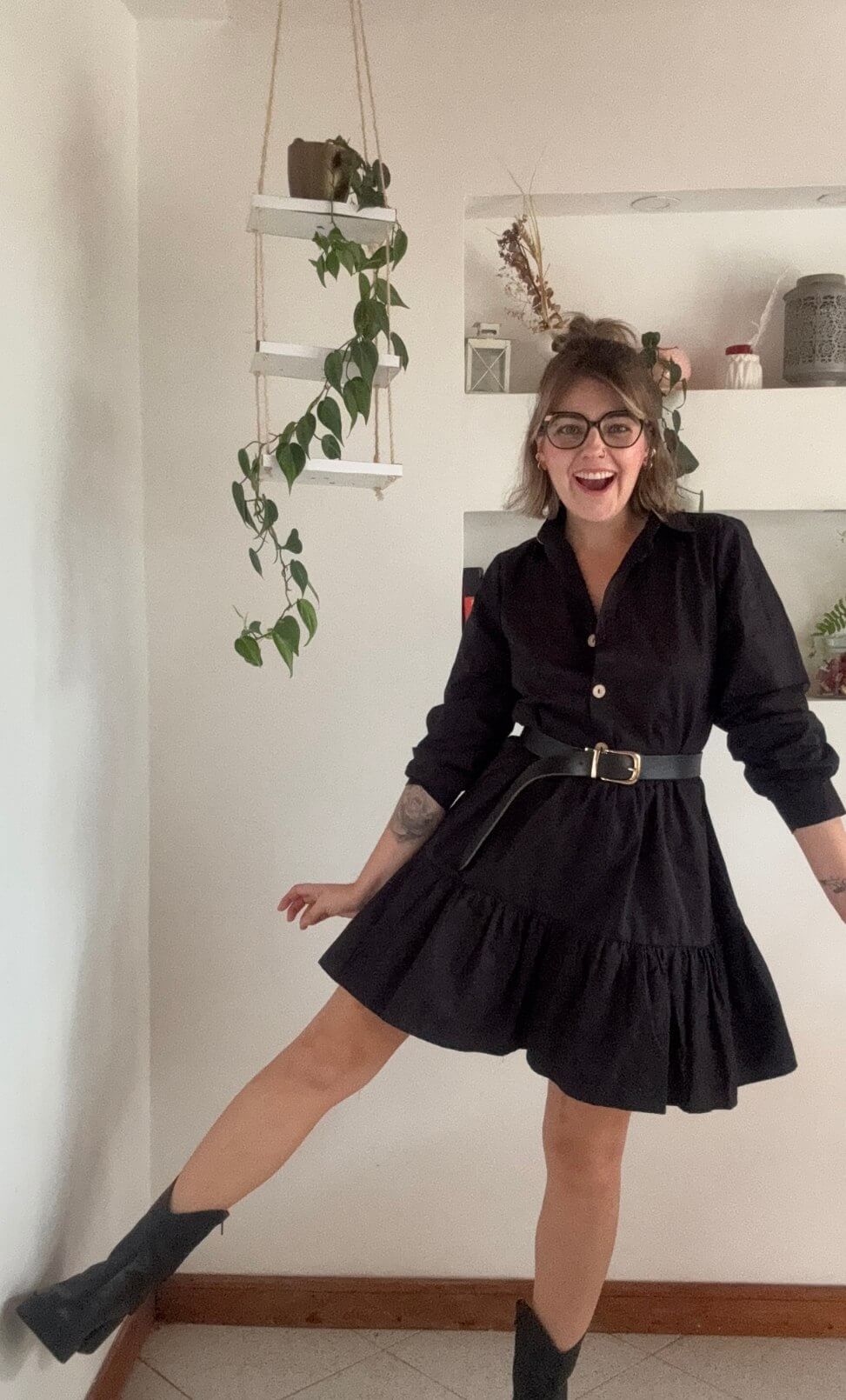 Vestido Leo negro