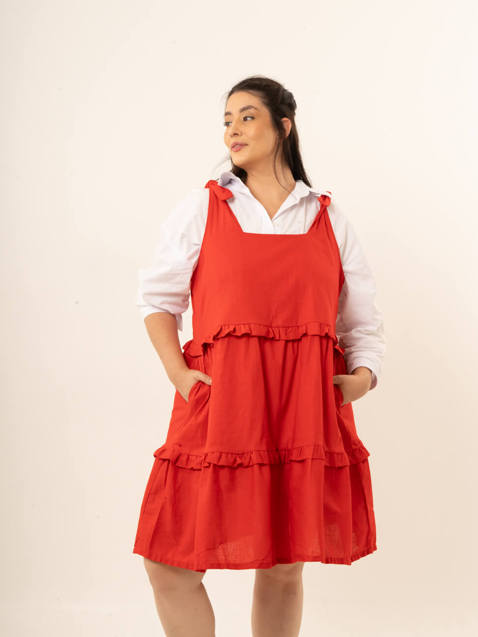 Vestido Selene rojo