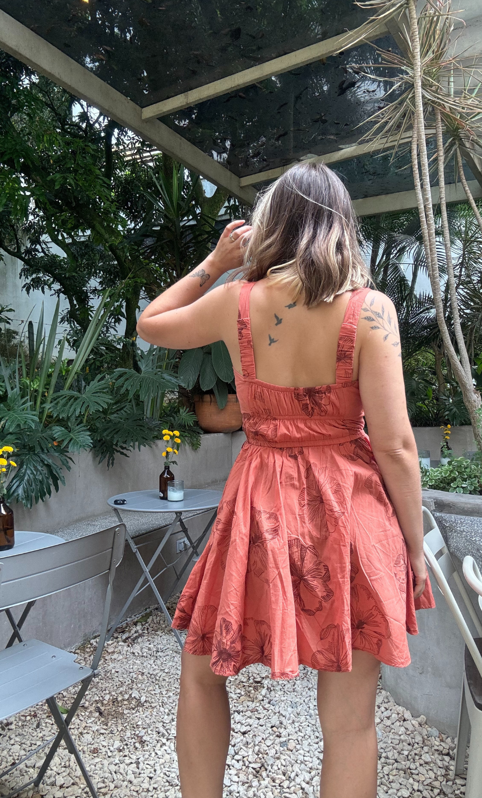 Vestido Penélope terracota