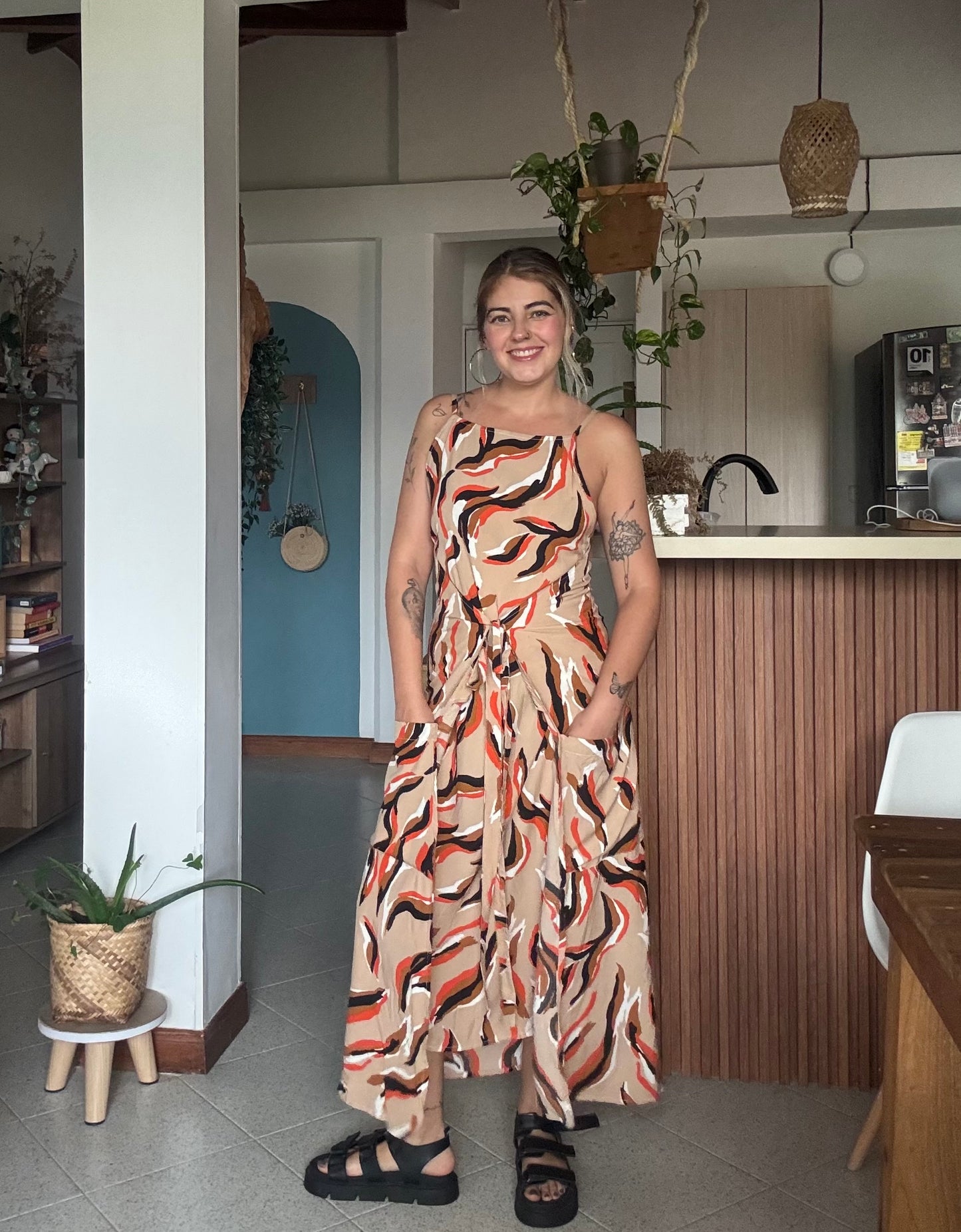 Vestido Lyra naranja