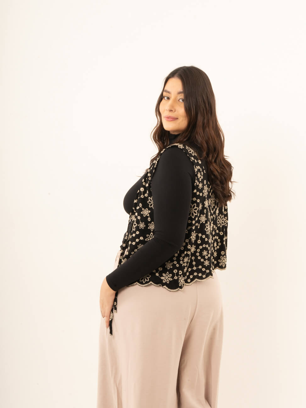 Blusa Mar negra