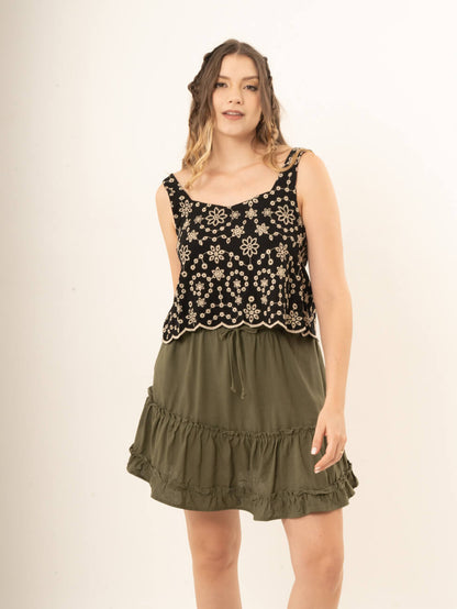 Blusa Mar negra