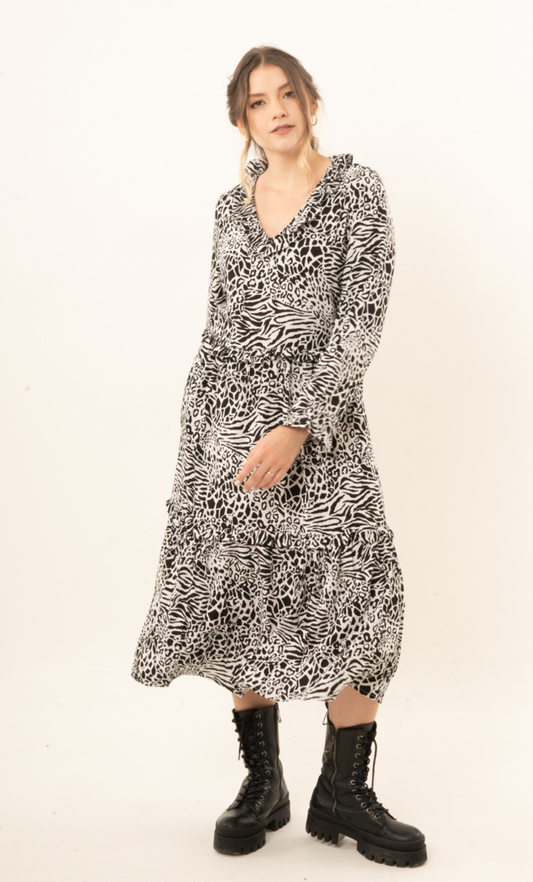 Vestido Vega print