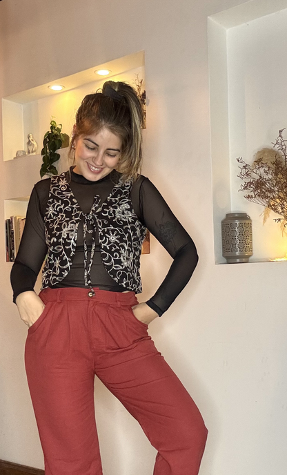 Chaleco Flavia Negro