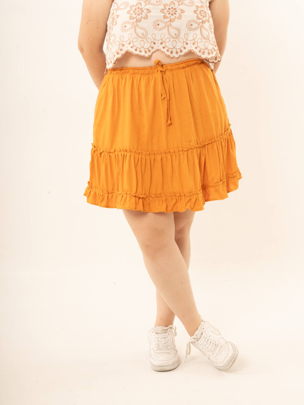 Falda Caro Naranja