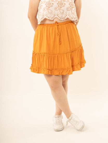 Falda Caro Naranja