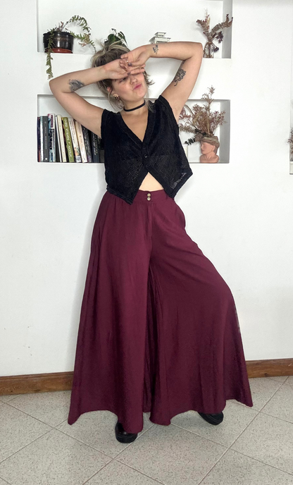 Pantalón Aloe Vino