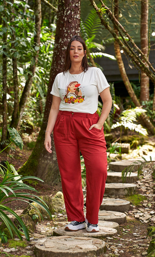 Pantalón Zarai Terracota