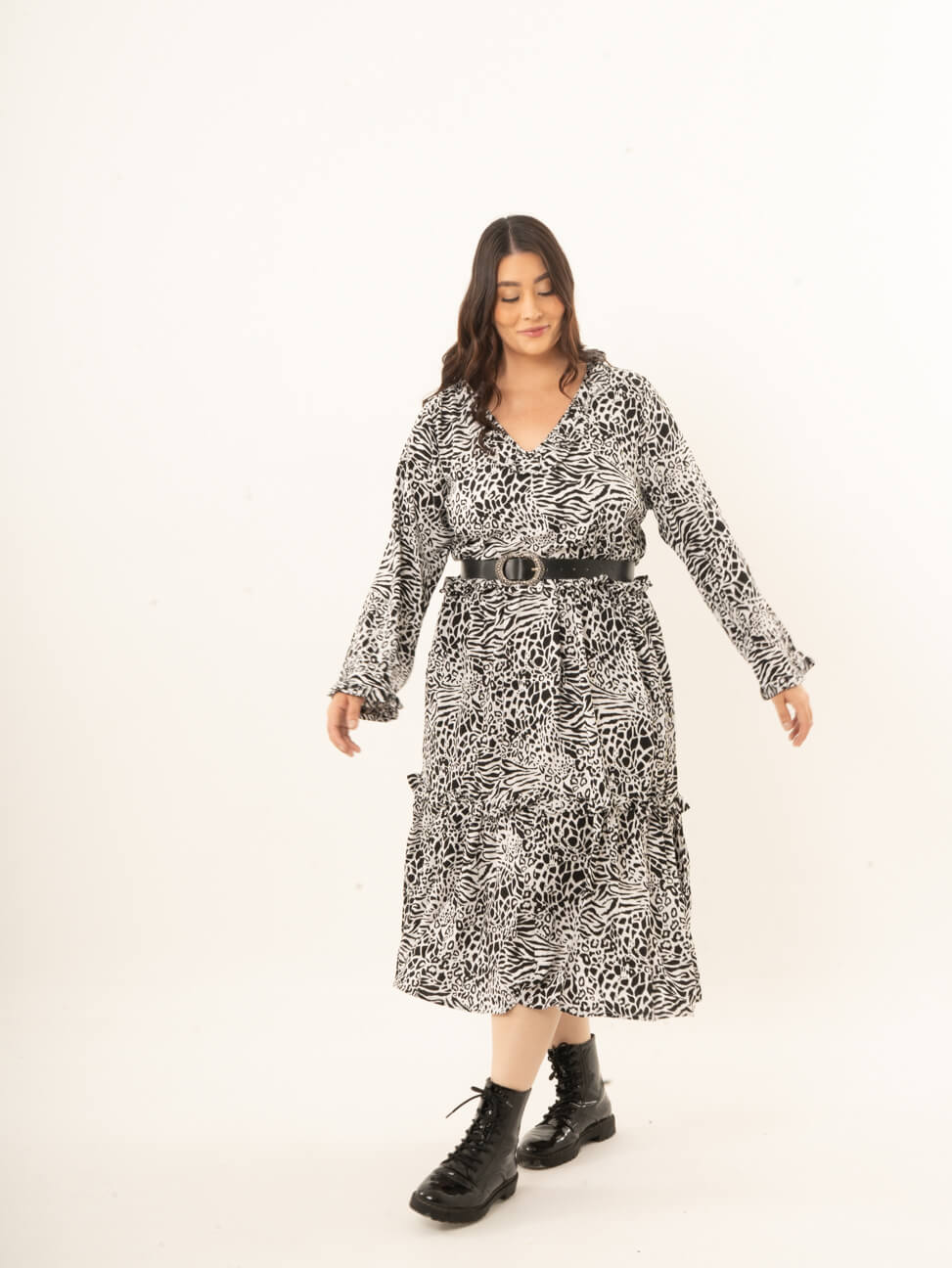 Vestido Vega print