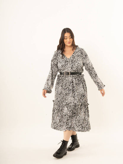 Vestido Vega print