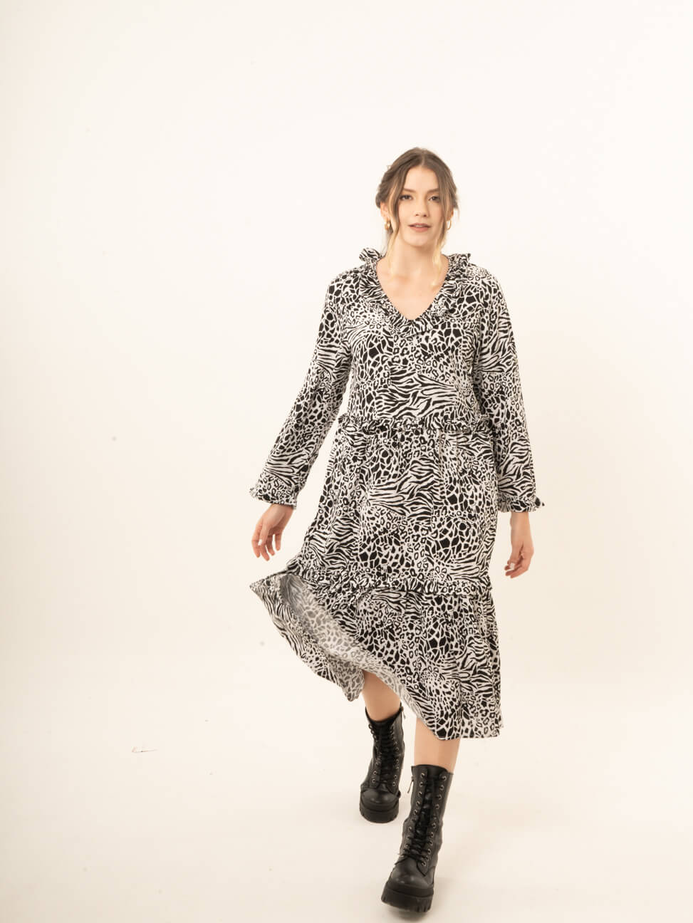 Vestido Vega print