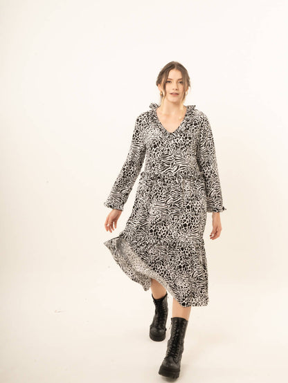 Vestido Vega print