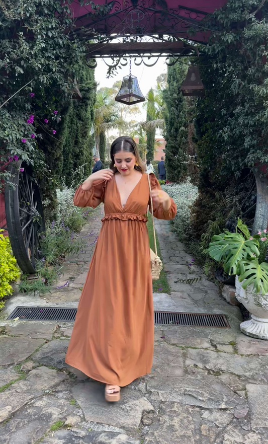 Vestido Atenea Camel