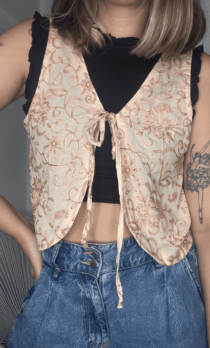 Chaleco Flavia Crema