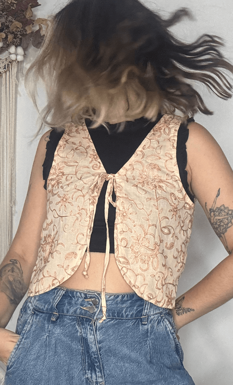 Chaleco Flavia Crema