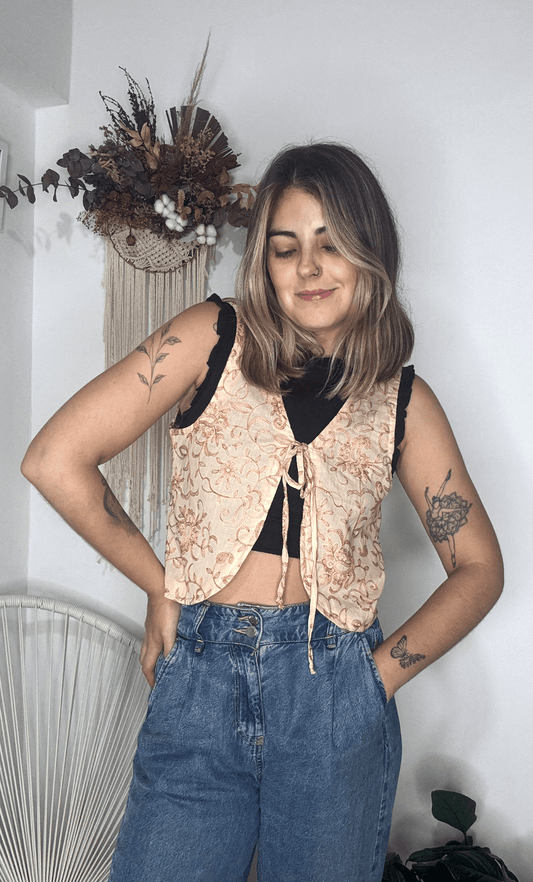 Chaleco Flavia Crema