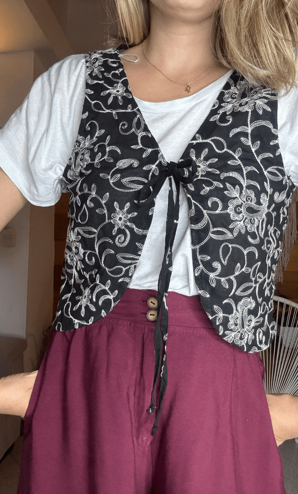 Chaleco Flavia Negro