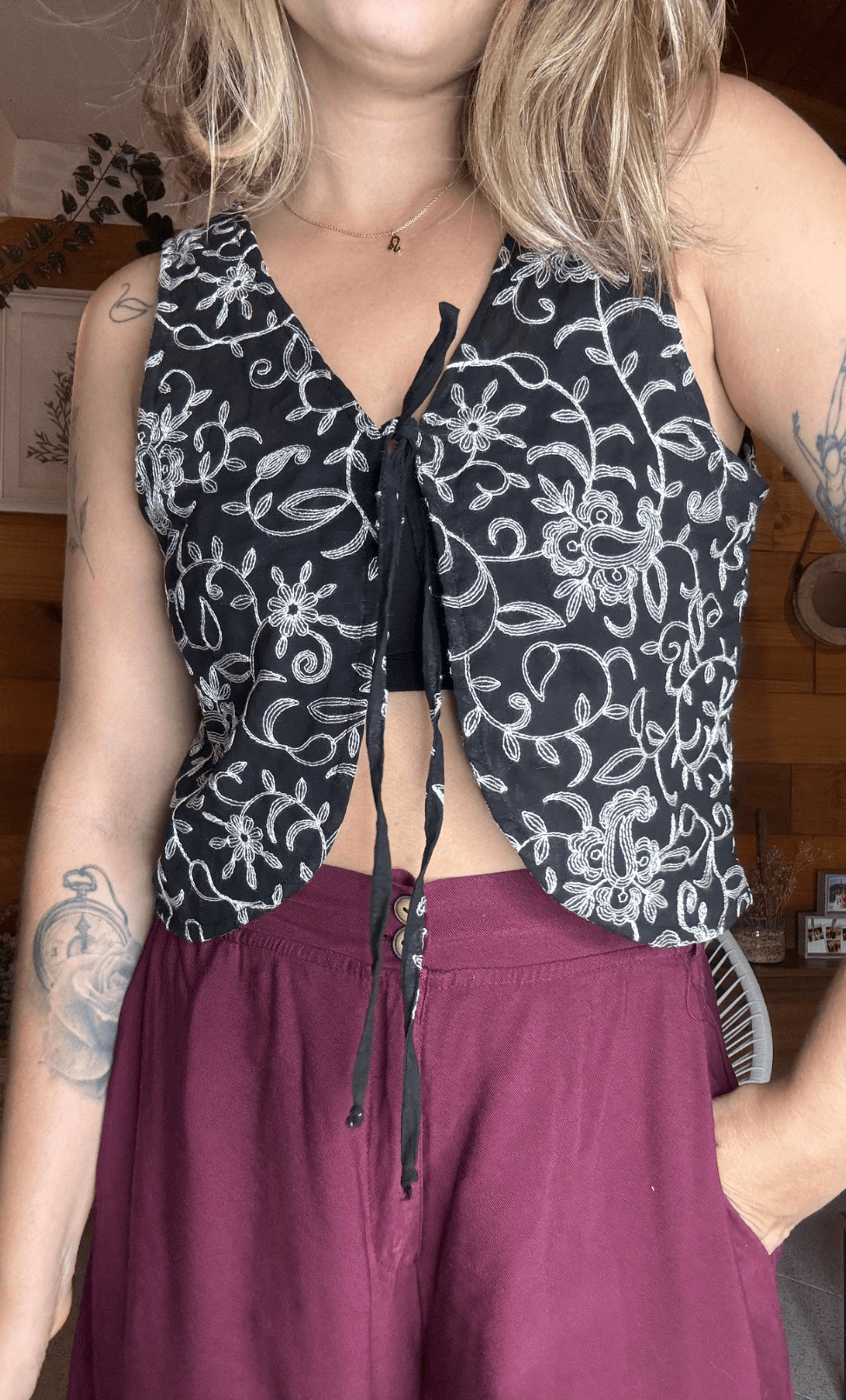 Chaleco Flavia Negro