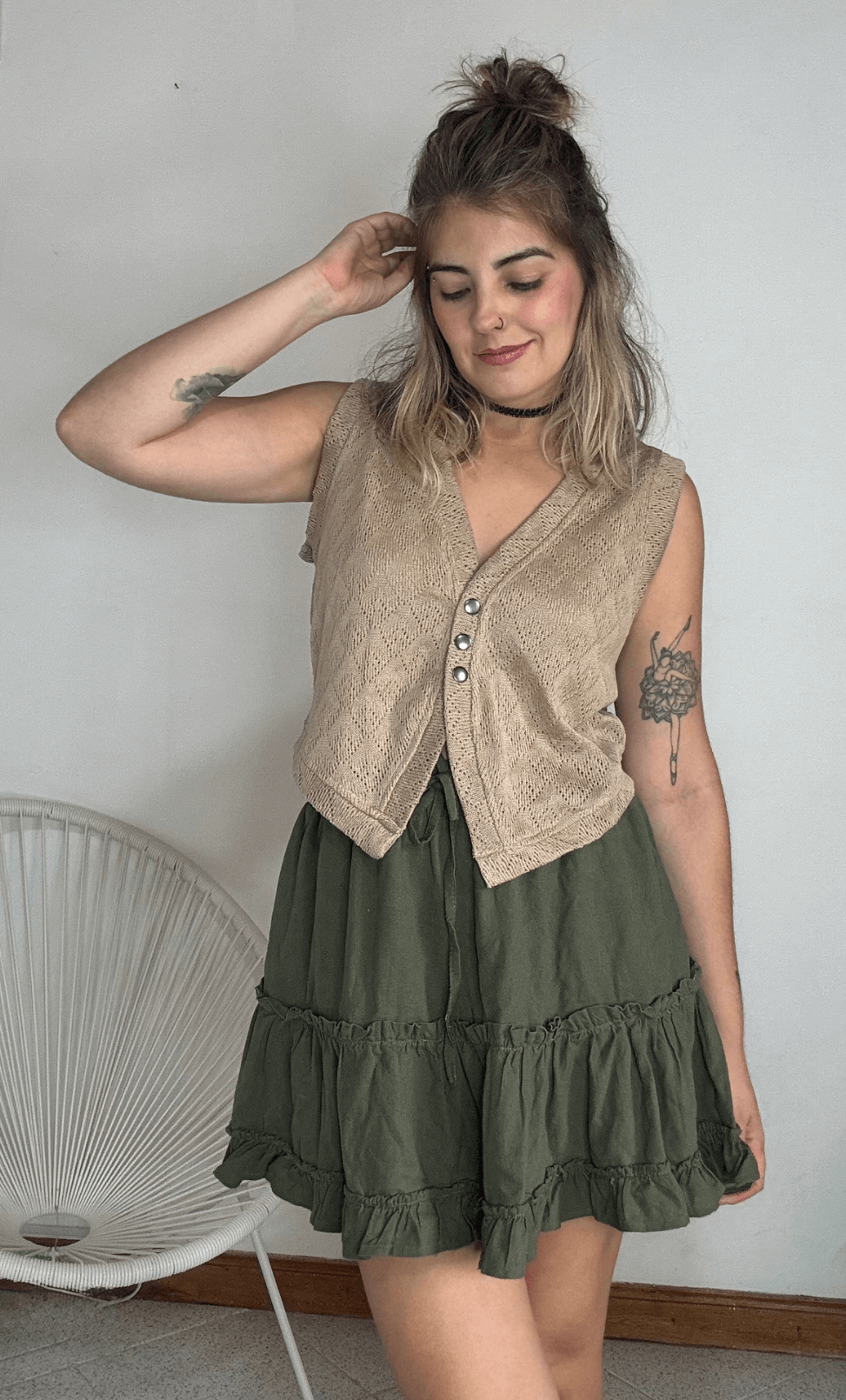 Chaleco Talía Beige