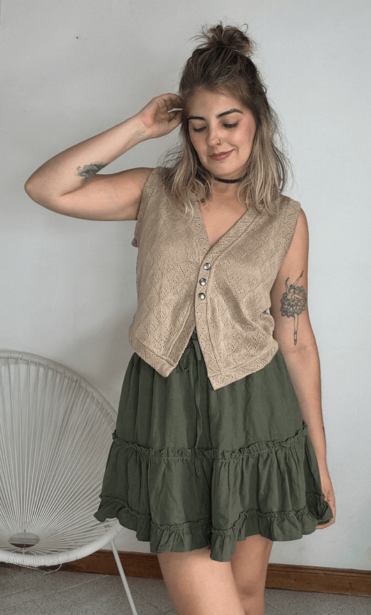 Chaleco Talía Beige