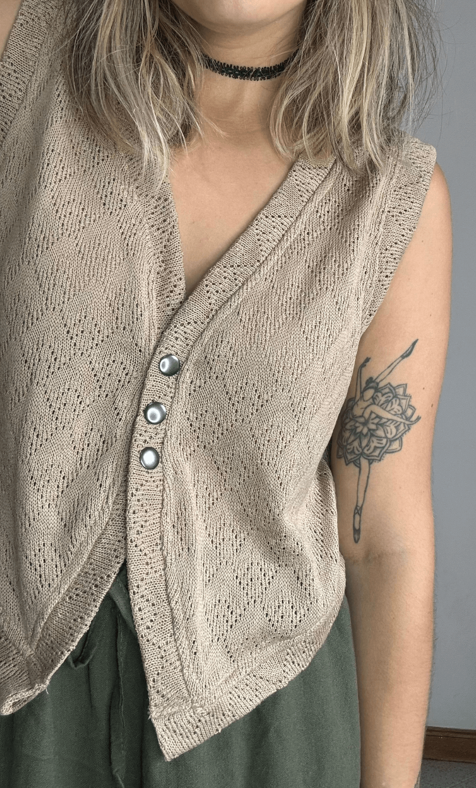 Chaleco Talía Beige