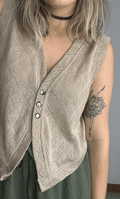 Chaleco Talía Beige
