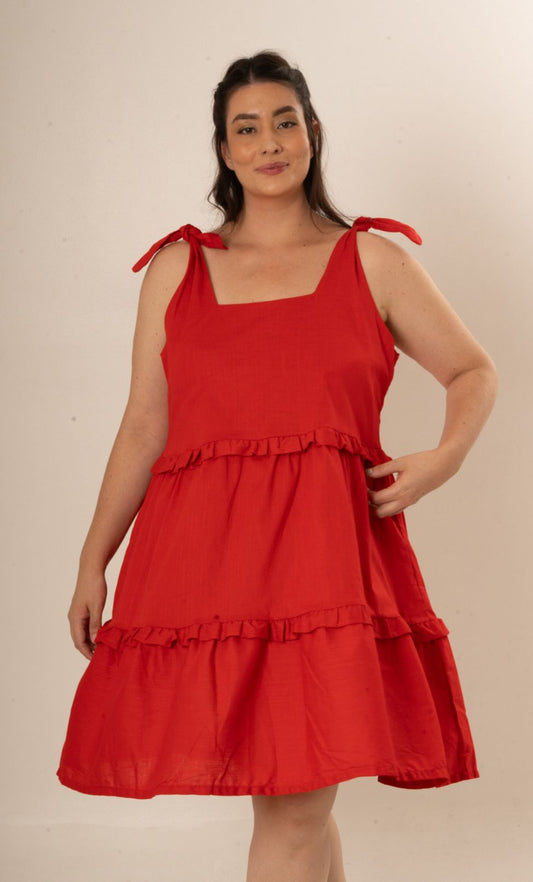 Vestido Selene rojo