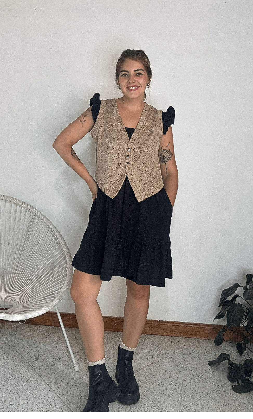 Chaleco Talía Beige