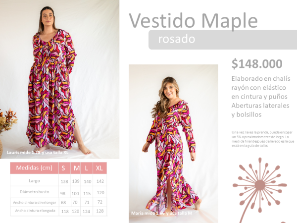 Vestido Maple rosado - Imagen 5