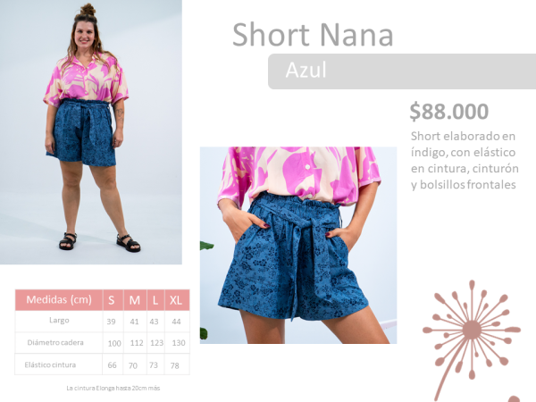 Short Nana azul - Imagen 7